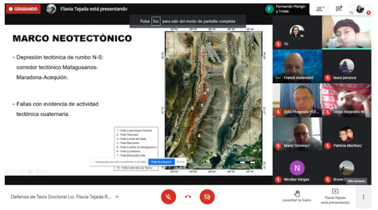 Presentan una Tesis vinculada a la actividad sísmica en San Juan