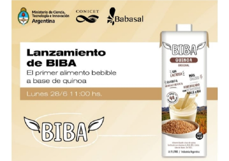 El primer alimento bebible de quinoa lleva producción sanjuanina y llegará a las góndolas